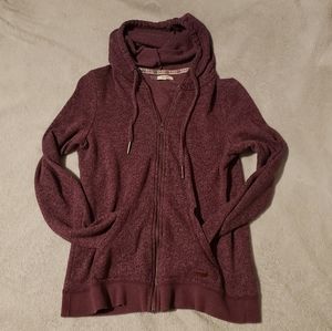 Purple Roxy zip up hoodie